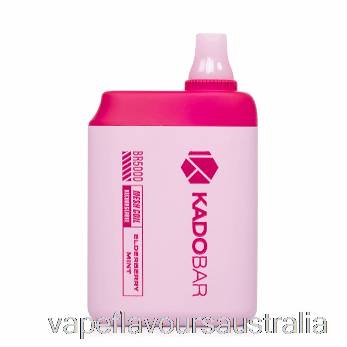Vape Flavours Australia Kado Bar BR5000 Disposable Elderberry Mint